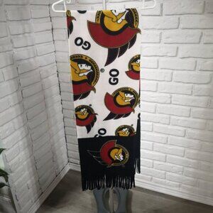 Unisex Loud Proud Go Team Ottawa Senators Fleece Fringed Scarf